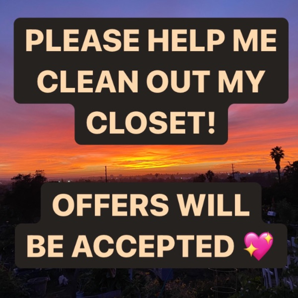 Closet Clean Out! Please make an offer!